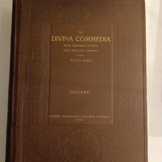 Dante LA DIVINA COMMEDIA Utet 3 volumi 1924/1939